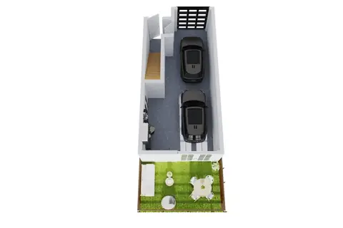 Floor plan TH1, 2 beds · 2.5 baths · 1,246 sf