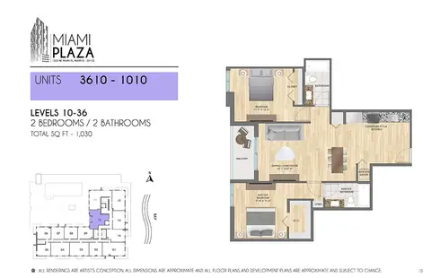 Floor plan Unit 10 Tower
