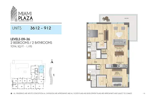 Floor plan Unit 12 Tower
