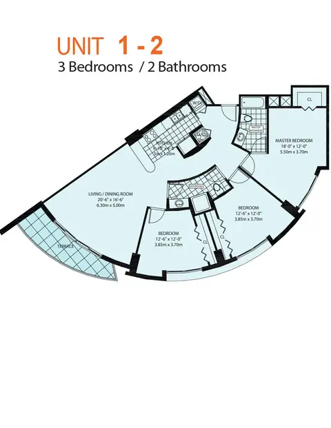 Floor plan unit 1 2
