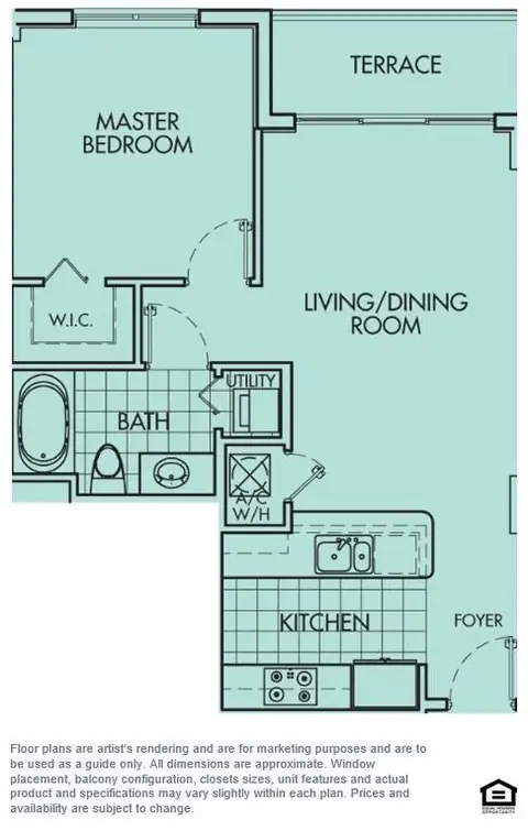 Floor plan A1A