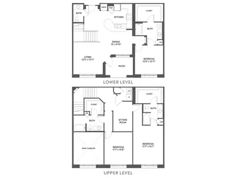 Floor plan D13aT, 3 beds · 3.5 baths · 2,226 sf