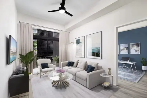 Floor plan Open concept with design flexibility.