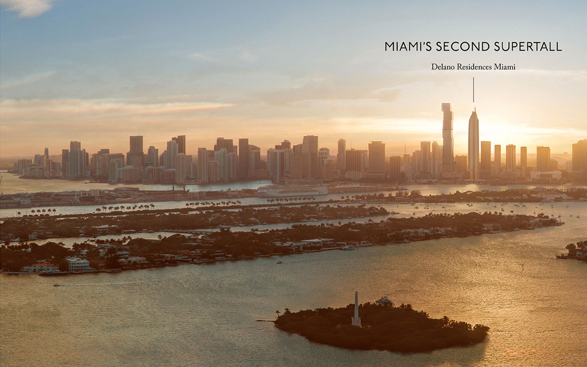 Delano Residences Miami, render 2