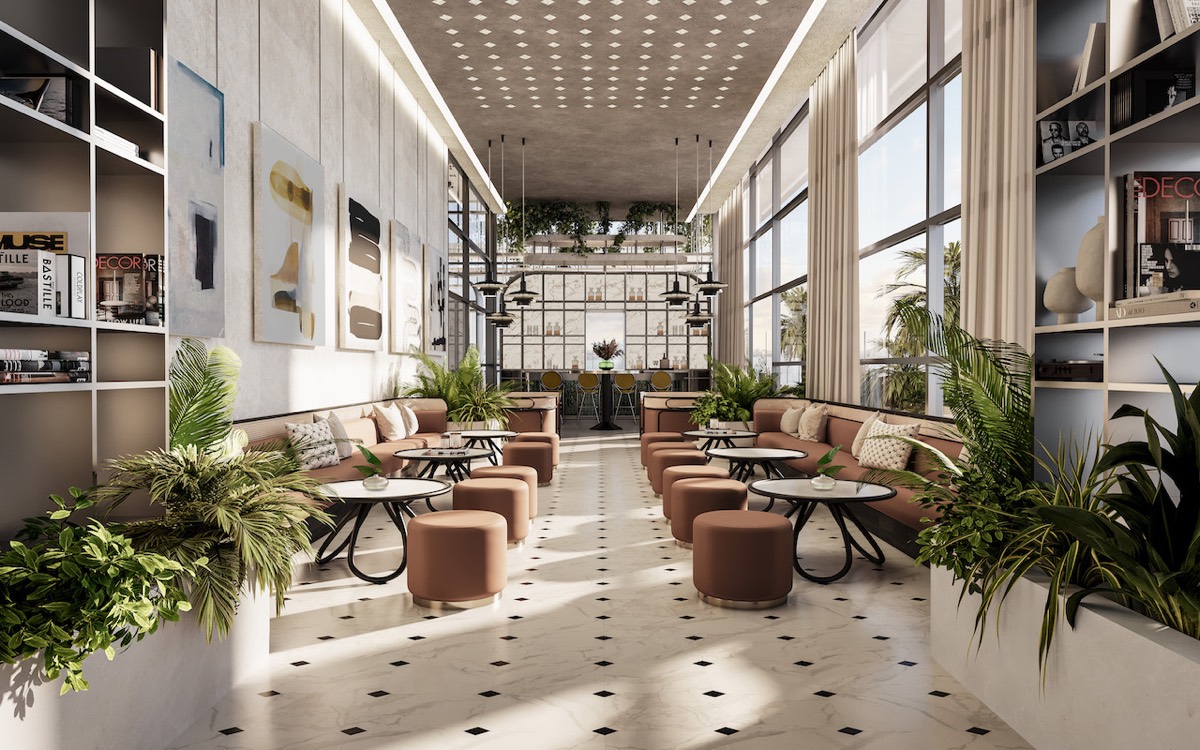 ELLE Residences Miami, render 3