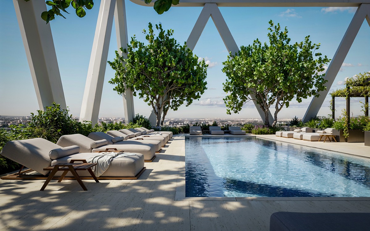 HQ Residences Miami, render 3