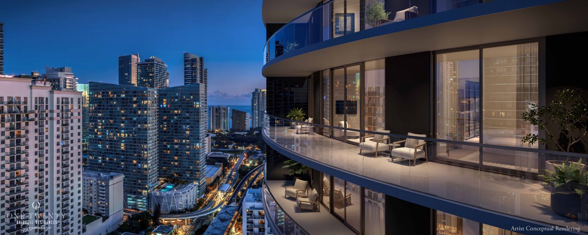 One Twenty Brickell Signature Residences, render 3