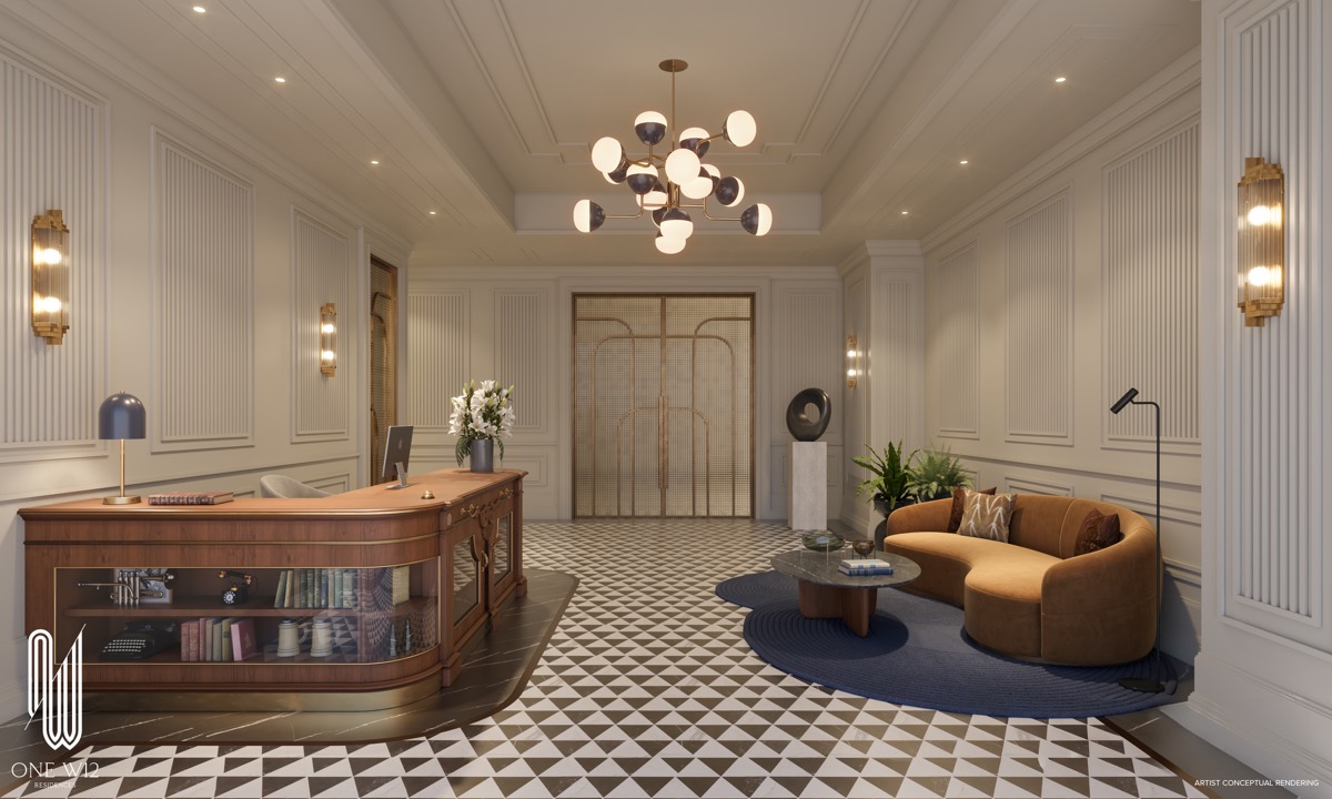 One West Twelve Residences, render 3