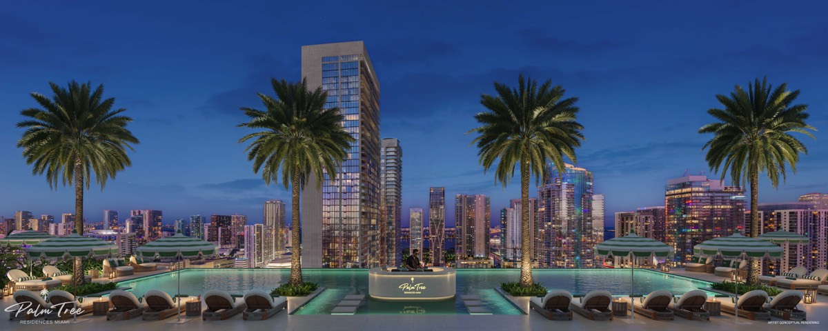 Palm Tree Residences Miami, render 2