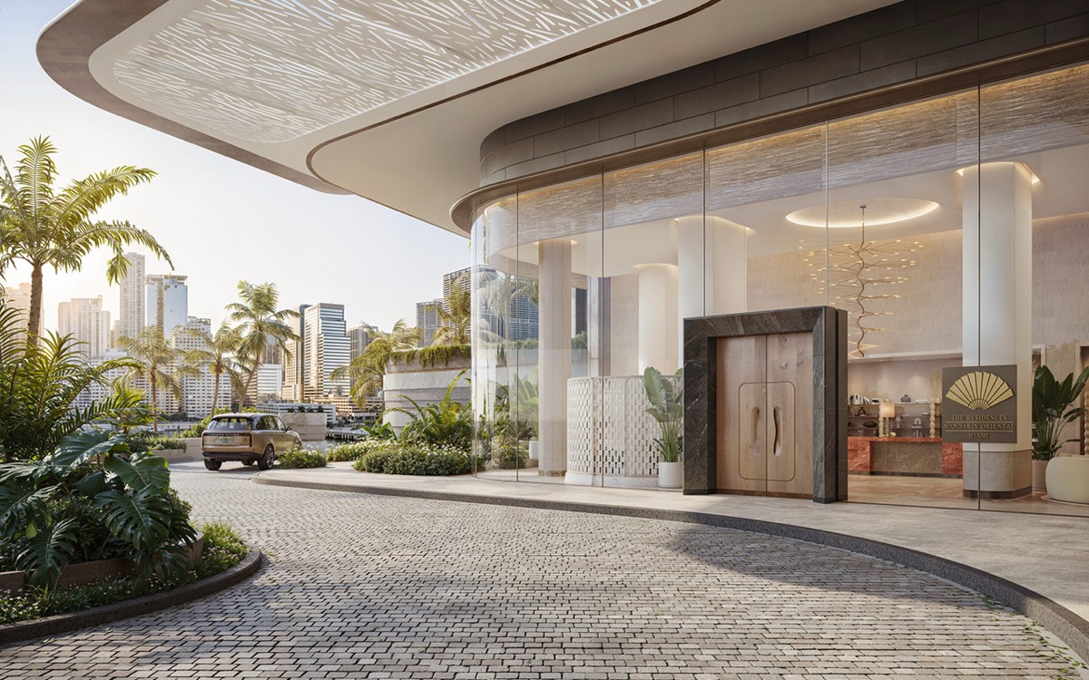 The Residences at Mandarin Oriental, Miami North Tower, render 3