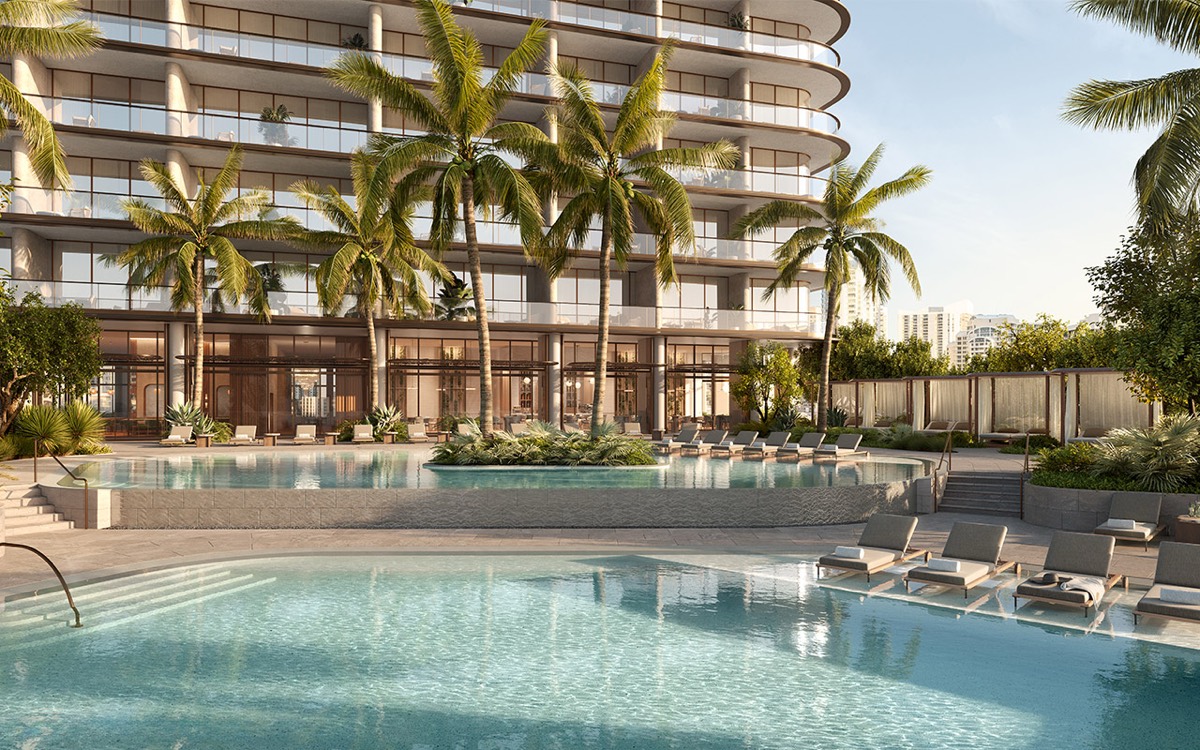 The Residences at Mandarin Oriental, Miami North Tower, render 4