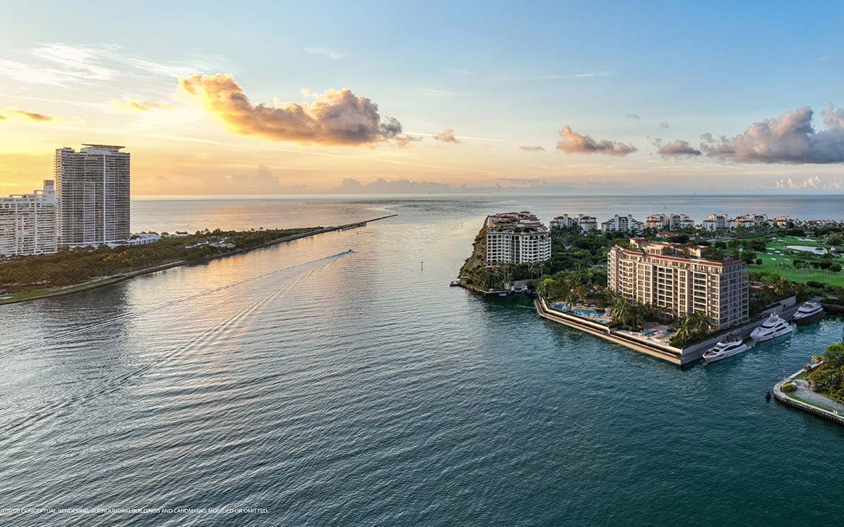 The Residences at Six Fisher Island, render 2