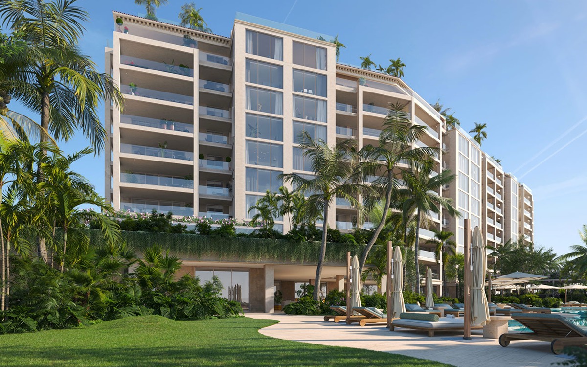 The Residences at Six Fisher Island, render 3